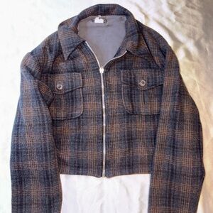 Tracy Evans Gray Wool Blend Jacket